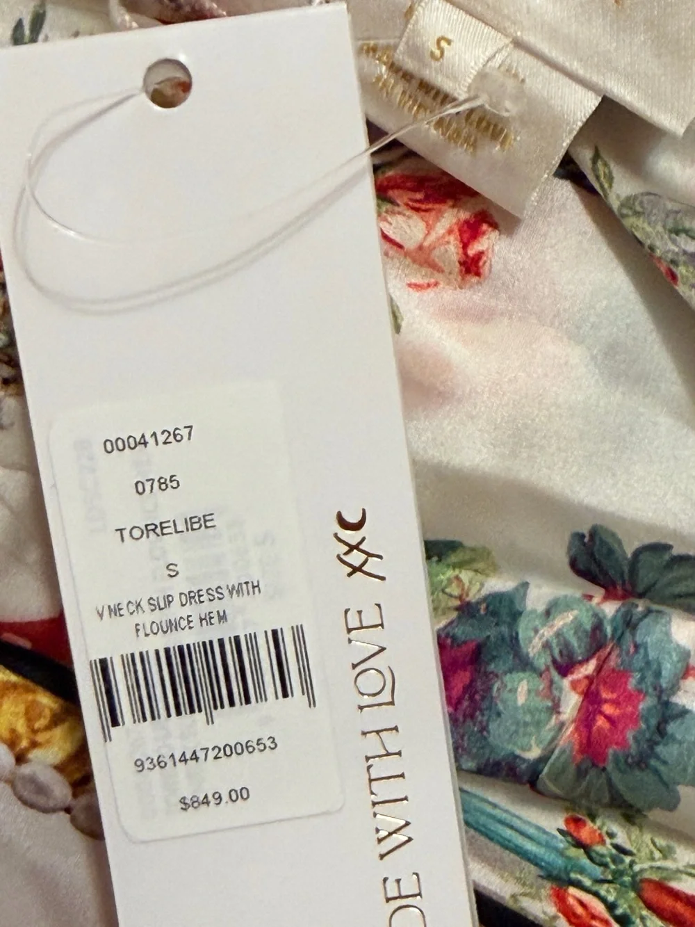 Camilla White Floral Silk Maxi Dress - Picture 10 of 11